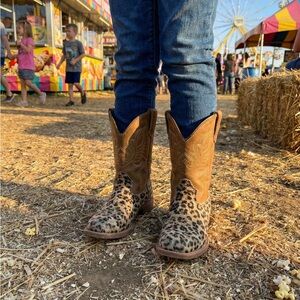 Roper Girls Cowboy Boots Sz 12